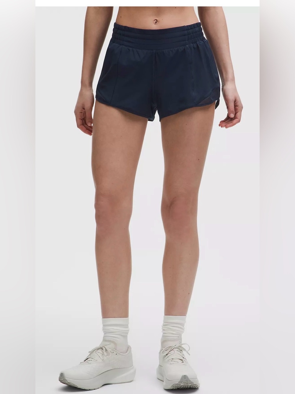 Lululemon Hotty Hot Navy Shorts 2” inseam , size 8